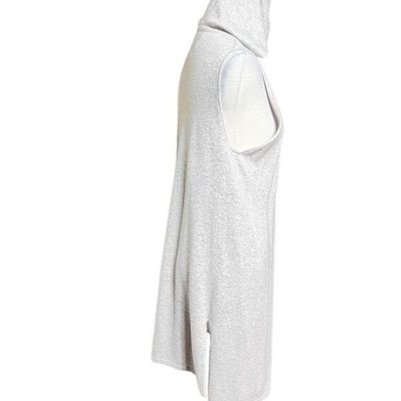 Cynthia Rowley Sleeveless Hooded 100% 2ply Cashmere Sweeter Tunic Duster Size S - Picture 2 of 4